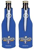 (2) Texas Rangers 2010 ALCS Champions Bottle Koozies
