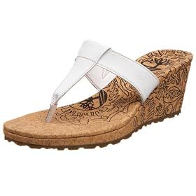 Timberland Women's Botanical Wedge T-Strap Thong Sandal