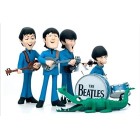 McFarlane Toys Rock 'n Roll Deluxe Action Figure Boxed Set Beatles Cartoon by