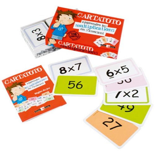 France Cartes - 410012 - Jeu de cartes - Carta toto Multiplications