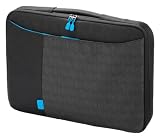 Dicota Bounce SlimCase - Sacoche pour ordinateur portable - 16.4" - Noir/bleu