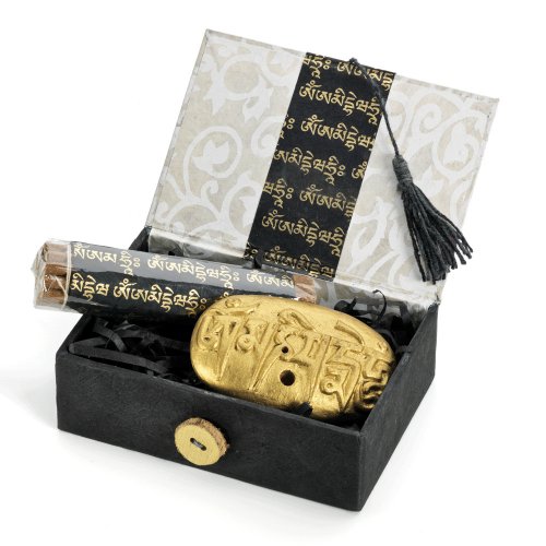 Buddhist Gift: Om Mani Mantra Incense Gift Box