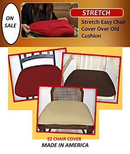 6 COVERS!! Dining Room Chair Covers, Ez Chair Covers Pk of 6 Beige