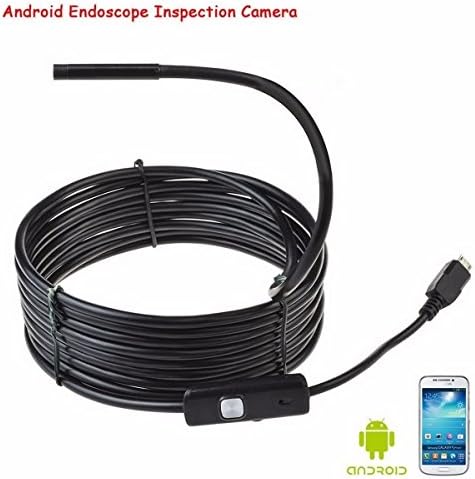 GingZhi 6 LED HD USB Borescope Camera Android Endoscope Inspection Smake Tube Cmera For Samsung Galaxy S5 S6 Note 2 3 4 5 (7MM 1.5M)