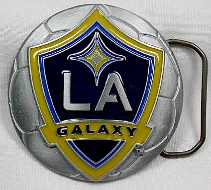 Los Angeles Galaxy MLS Soccer Team Buckle