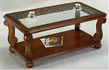 Classic Style Occasional Coffee Table in Cherry Finish By Coaster Furniture