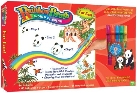 Rainbow Brush Far East Activity Book - Hardcover
