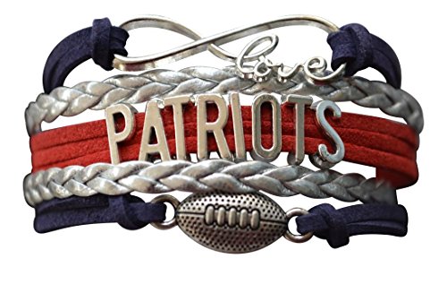 Infinity Collection New England Patriots Bracelet - NFL Bracelet, Patriots Jewelry & Perfect Football Fan Gift