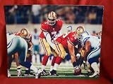 San Francisco 49ers Nate Davis Autographed 8x10 Photo, Proof Photo of Nate Signing for Us.