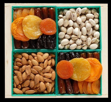 Happy Holidays Healthy Gourmet Gift: Dried Fruit Assortment