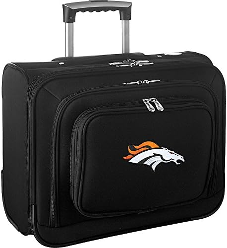 Denco Sports Luggage NFL Denver Broncos 14" Laptop Overnighter (Black)