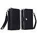 iPhone 6S Wallet Case, Egrace Magnetic Detachable Removable Wallet Zipper PU Leather Case with Strap and Credit Card Slot for iPhone 6/6S