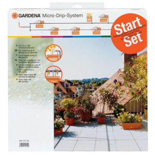 Gardena 1401-20 Startset Terrassen-Micro-Drip-System