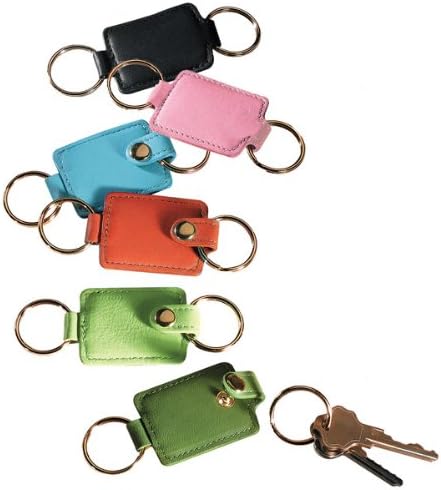Leather Valet Double Key Fob