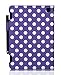 roocase Kindle Fire HD 7 2014 Case, new Kindle Fire HD 7 Dual View Folio Case with Sleep/Wake Smart Cover with Multi-Viewing Stand for All-New 2014 Fire HD 7 Tablet (4th Generation), Polkadot Purple