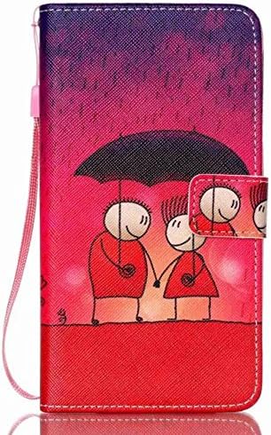 Samsung Galaxy Note 4 Case, JinLi(TM) PU Leather [Cloud Pattern][Wrist Strap] Wallet Case For Samsung Galaxy Note 4. (PatternNW-6)