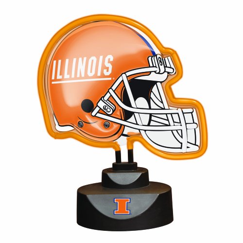 NCAA University of Illinois Neon Helmet