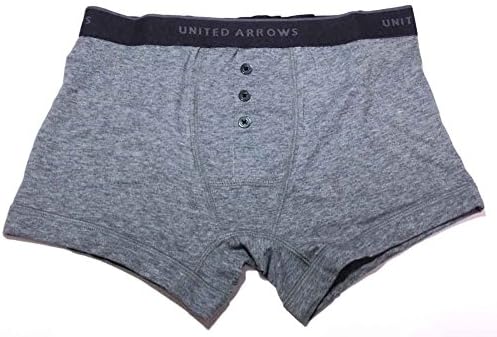 UNITED ARROWS Button fly Boxer Brief Grey UA-33 Men's underwear L(33in-37in)