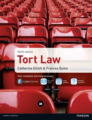 Tort Law, by Catherine Elliott, Frances Quinn