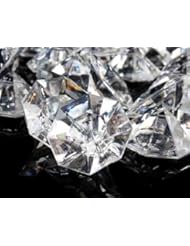 2 Pounds of 25 Carat Clear Acrylic Diamonds - Big Diamonds for Table Centerpiece Decorations, Wedding Decorations, Bridal Shower Decorations