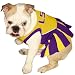 Pets First NCAA LSU Tigers Cheerleader Dog Outfit