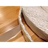 Adhesive Backed Wood Stove Door Gasket, Fiberglass Rope Seal. Flat 1/4" x 1" wide x 10 ft. roll