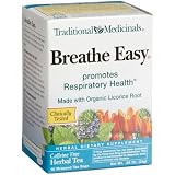 Traditional Medicinals Breathe Easy Herbal Tea, 16-Count Wrapped Tea Bags (Pack of 6)