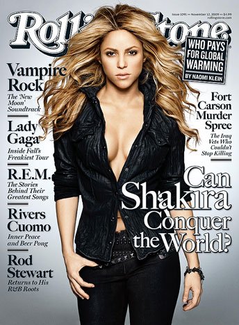 Rolling Stone: Shakira (November 12, 2009)