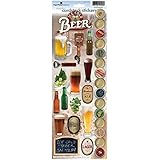 Paper House Cardstock Stickers 4.625"X13", Beer