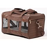 Sherpa Bag Pet Carrier Small Brown 15" long x 8.5" high x 10" wide