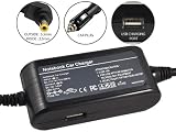 Anker Mini Laptop Car Charger with USB port for Gateway M Series M-7301U M-7315U M-7305U M-7325U M-7317U M-7309H M-7301H M-6320 M-6335 M-6322 M-6843 M-6841 M-6834 M-6307; ML Series ML6720 ML6731 ML6714 ML6228 ML3706 ML6732 ML6721; T Series T1628 T-1628H T-1620 T-1630 T-1412 T-1409J T-6836 T-6815 T-6816; Gateway 6000 Series 4540GZ 4025GZ 4024GZ 4543BZ 4542GP 6834MX 6832JP 6531GZ 6525GP; ACER Aspire 1300 1350 1360 1400; Ferrari 3000 3200 5000;Travelmate 2000 2003 [19V 3.42A 65W 5.5*2.5mm]