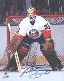 Billy Smith Islanders In Mask Autographed/Hand Signed 8X10 Photo