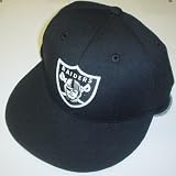 Oakland Raiders Structured Fitted Reebk Hat Size 7 1/8