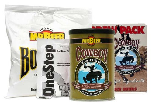Mr. Beer Cowboy Golden Lager Refill Brew Pack