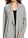 ROMWE Women's Classic Open Front Lapel Long Sleeve Pockets Cardigan Sweater
