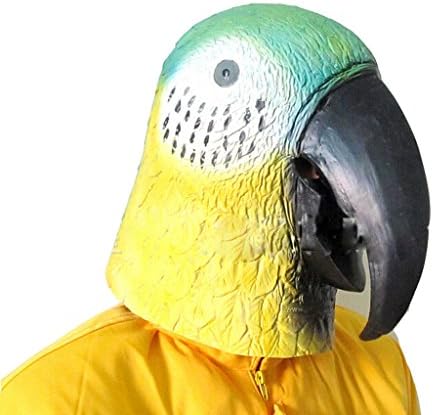 Donyan Halloween Cosplay Horrible Animal Masks Emulsion Parrot