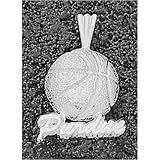 LogoArt Purdue Boilermakers Sterling Silver Basketball Pendant
