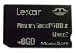 Lexar �������[�X�e�B�b�N PRO Duo 8GB MARK2 PlatinumII