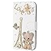 iPhone 6S Case,iPhone 6 Case,Hundromi iphone 6/6S Luxury 3D Bling Crystal Rhinestone Wallet Leather Purse Flip Card Pouch Stand Cover Case for iPhone 6/6S(4.7-inch)(bear)