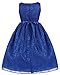 Little Girls Adorable Lace Overlay Spring Summer Flowers Girls Dresses