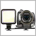 64-LED Video-Camcorder DV Lampe Licht für die Canon,500D,550D,50D,60D,7D,Nikon D90,D5000,D3100,D700,D7000,Sony A330,A390,A33,A55,Olympus,Pentax,Panasonic DSLR Kameras und Camcorders.