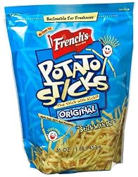 French's Potato Sticks, 16-Ounce Pouch (Pack of 6)