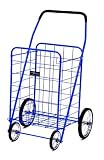 Jumbo Folding Shopping Cart Blue (Blue Cart) (41.75h x 24w x 21d (cart size)) 51t7ycUMwvL. SL160 Jumbo Folding Shopping Cart Blue (Blue Cart) (41.75h x 24w x 21d (cart size))
