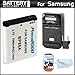 Battery And Charger Kit For Samsung DV300F DualView Digital Camera Includes Extended Replacement (1000Mah) BP88 Battery + Ac Rapid Travel Charger + MicroFiber Cloth + More