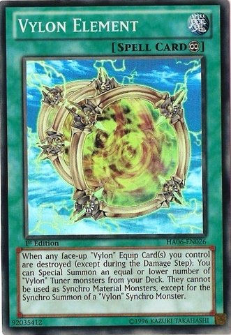 Yu-Gi-Oh! - Vylon Element (HA06-EN026) - Hidden Arsenal 6: Omega Xyz - 1st Edition - Super Rare
