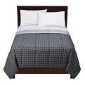 Home Grid Comforter - Gray