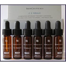 SKINCEUTICALS C E FERULIC* Sample/Trial Size 6 x 5 ML = 30 ML / 1 Oz Anti-Oxidant Anti-Aging