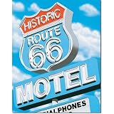 Route 66 Motel Tin Sign , 12x16