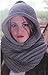 Angela & William Unisex Handmade Warm Hooded Scarf and Poncho Pullover