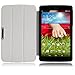 MoKo LG G Pad 7.0 Case - Ultra Slim Smart-shell Stand Case for LG G Pad V400 / V410 (LTE) / VK410 / UK410 / LK430 (G Pad F7.0) 7-Inch Android Tablet, ORANGE (With Smart Cover Auto Wake / Sleep)